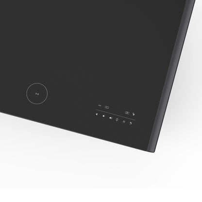 Forno Evoluto Tavolo 51-Inch Black Smart Coffee Table – Dual Refrigerator Drawers, Bluetooth 5.0 Audio, Wireless Charging & RGB Ambient Light