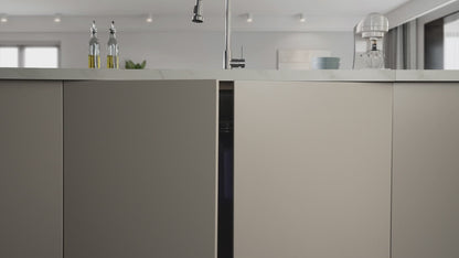 FORNO ACQUA BrightDIAMOND Moonstone 1HP Super Quiet Garbage Disposal Corded with Motion Sensor Cabinet Light & Pre-Wired Air Switch